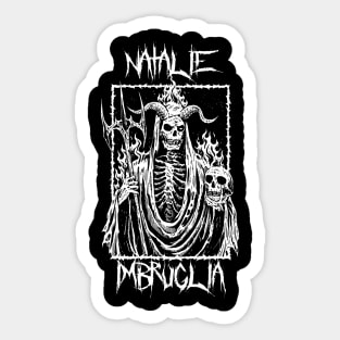 natalie i ll dark series Sticker